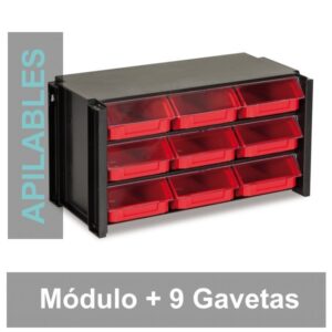 Clasificador apilable de 9 Gavetas