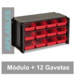 Clasificador apilable de 12 Gavetas