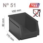 3500 256 Caja de 24 Gavetas apilables Tayg No 51 color a elegir