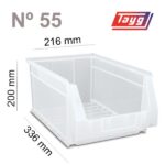 3522 faa Caja de 8 Gavetas apilable Tayg No 55 color a elegir