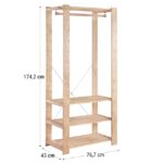 3647 a08 Estanteria Evolution 174x77x43cm Vestidor