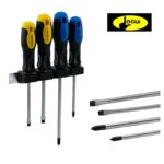 Juego de 4 destornilladores + colgador LOGUI